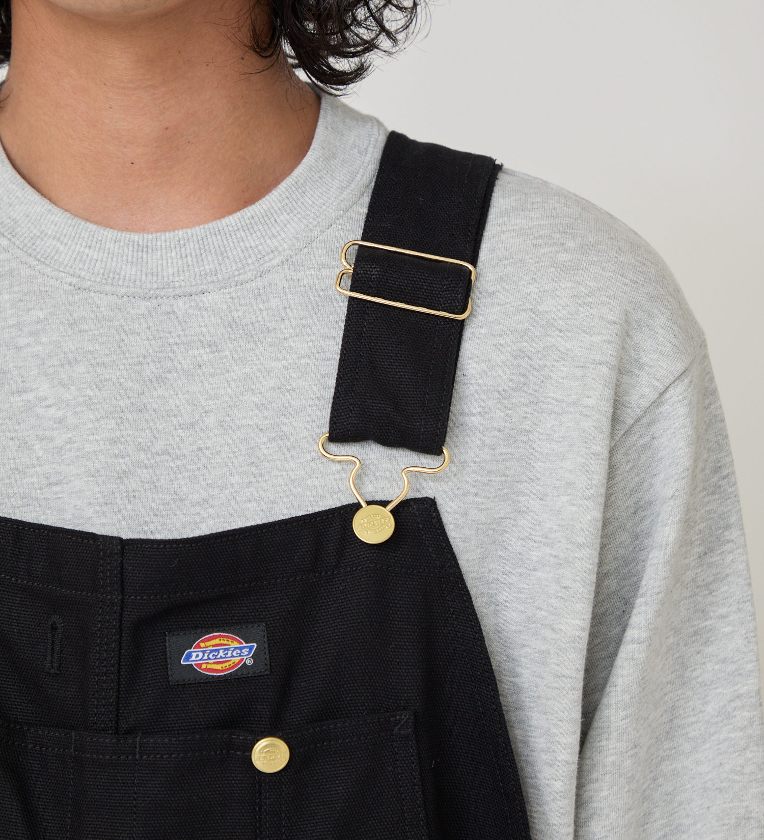 Dickies(ディッキーズ)のビブオーバーオール|オールインワン/サロペット/オーバーオール/メンズ|ブラック