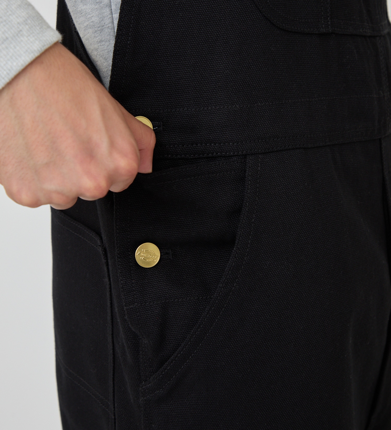 Dickies(ディッキーズ)のビブオーバーオール|オールインワン/サロペット/オーバーオール/メンズ|ブラック