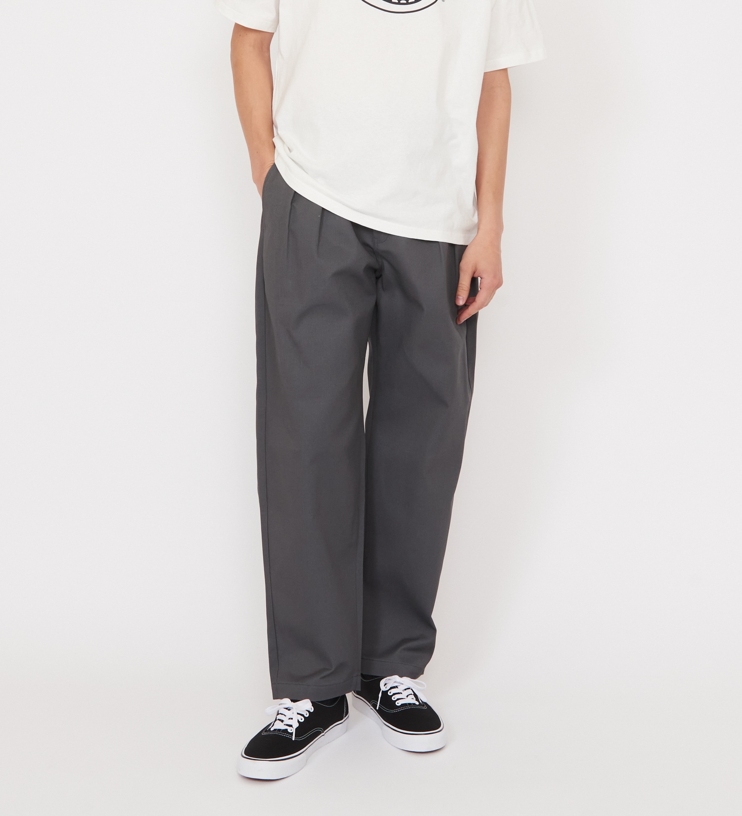 Dickies(ディッキーズ)の2タックワークパンツ|パンツ/パンツ/メンズ|チャコールグレー