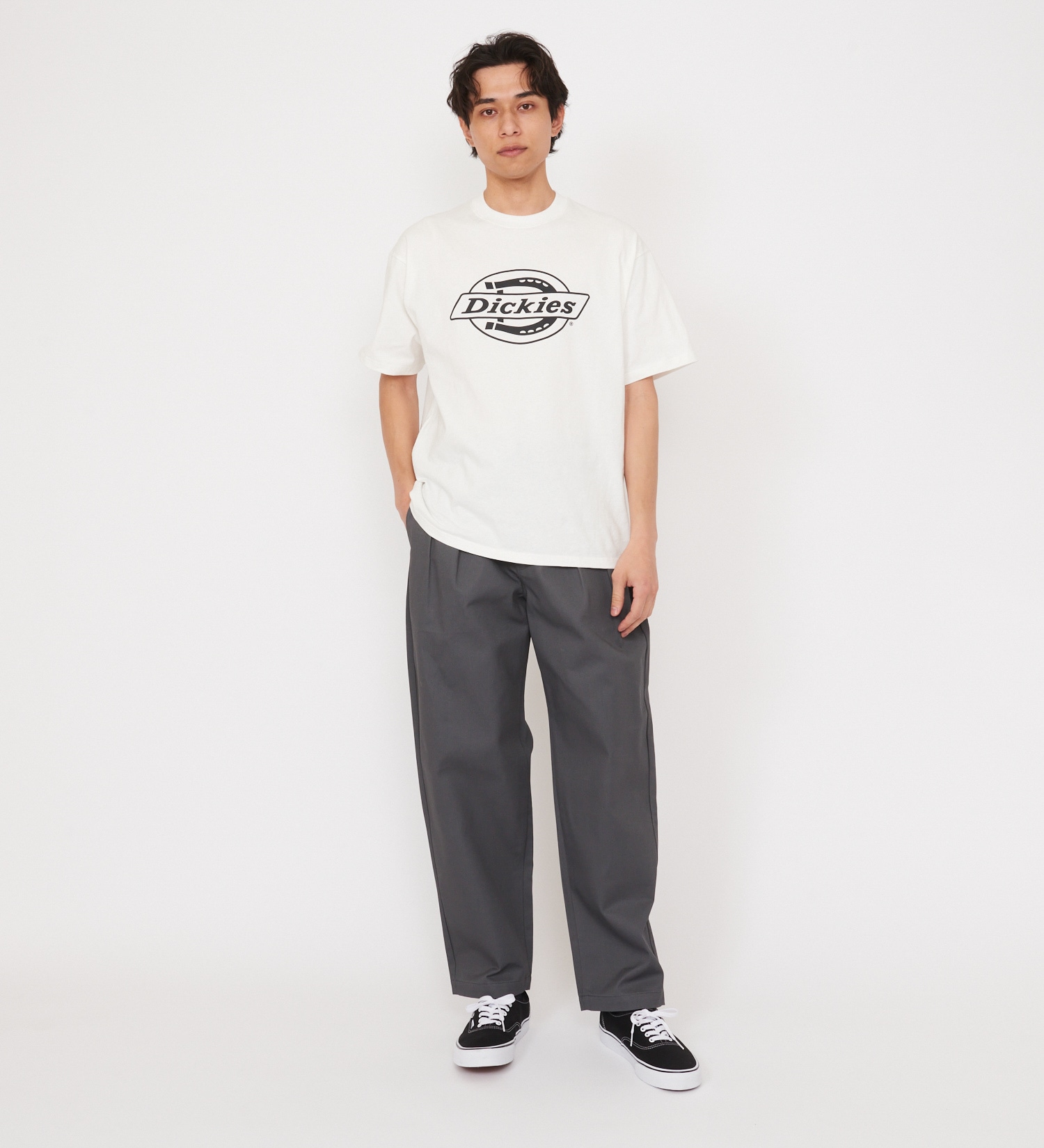 Dickies(ディッキーズ)の2タックワークパンツ|パンツ/パンツ/メンズ|チャコールグレー