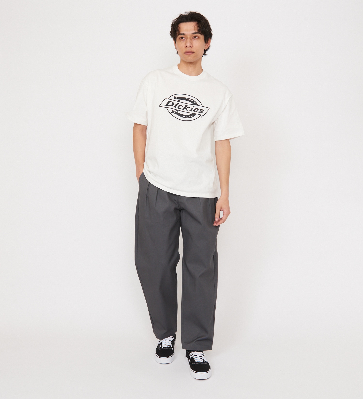 Dickies(ディッキーズ)の2タックワークパンツ|パンツ/パンツ/メンズ|チャコールグレー