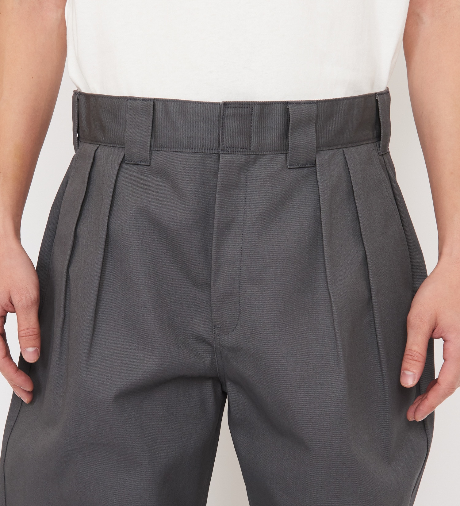 Dickies(ディッキーズ)の2タックワークパンツ|パンツ/パンツ/メンズ|チャコールグレー