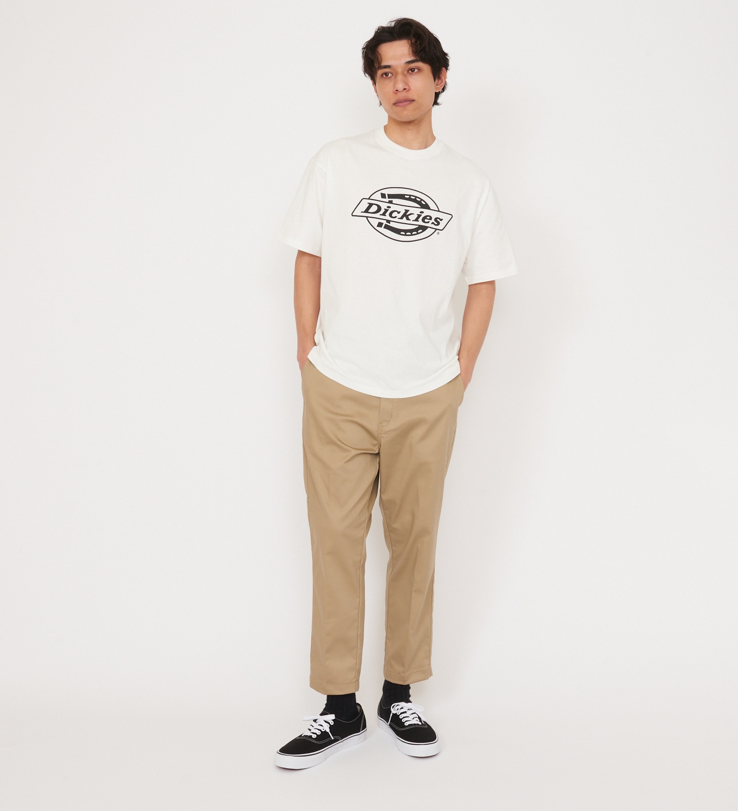 Dickies(ディッキーズ)のTCストレッチ ウエストイージー クロップドパンツ(8分丈)|パンツ/パンツ/メンズ|ベージュ