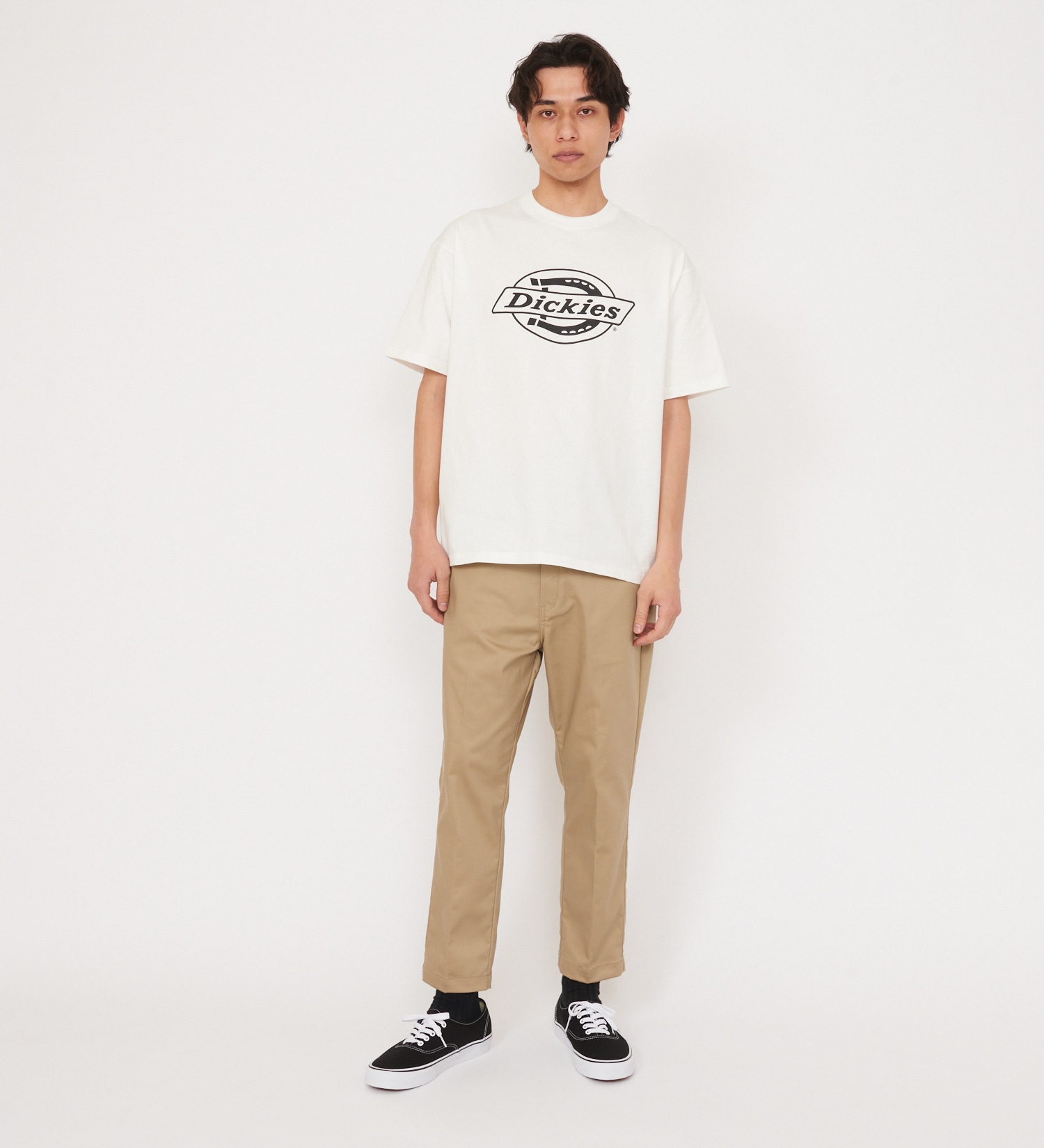 Dickies(ディッキーズ)のTCストレッチ ウエストイージー クロップドパンツ(8分丈)|パンツ/パンツ/メンズ|ベージュ