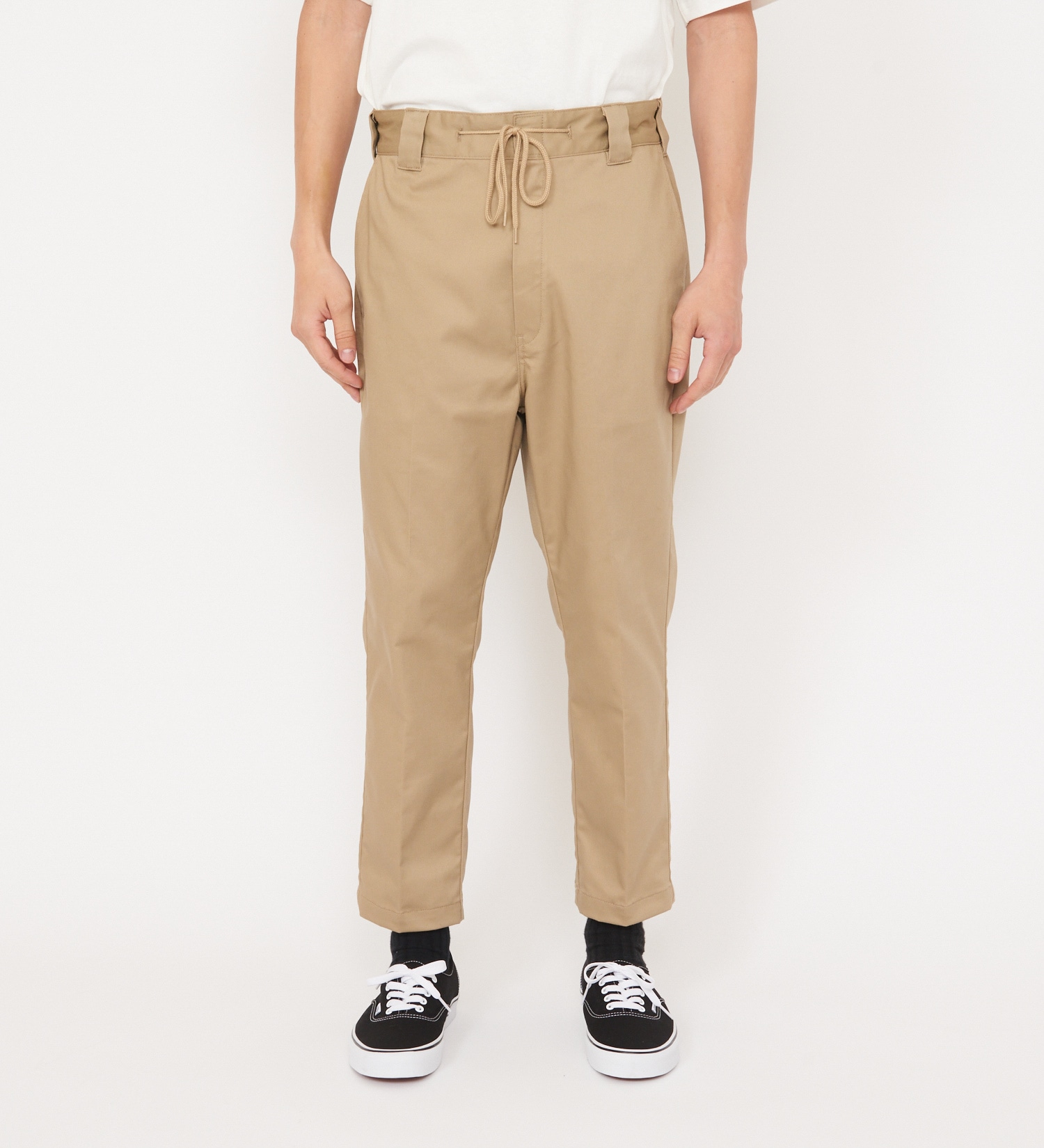 Dickies(ディッキーズ)のTCストレッチ ウエストイージー クロップドパンツ(8分丈)|パンツ/パンツ/メンズ|ベージュ