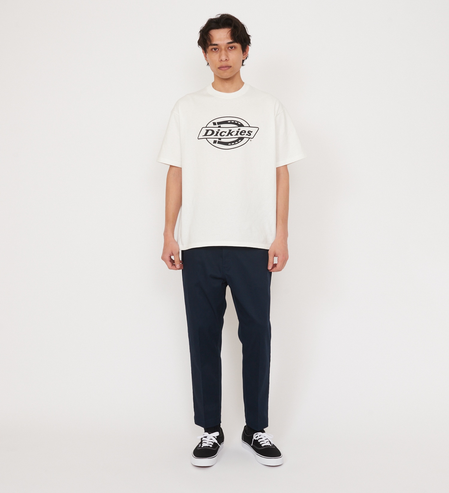 Dickies(ディッキーズ)のTCストレッチ ウエストイージー クロップドパンツ(8分丈)|パンツ/パンツ/メンズ|ネイビー