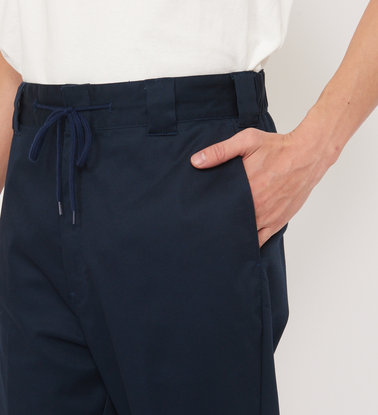 Dickies(ディッキーズ)のTCストレッチ ウエストイージー クロップドパンツ(8分丈)|パンツ/パンツ/メンズ|ネイビー