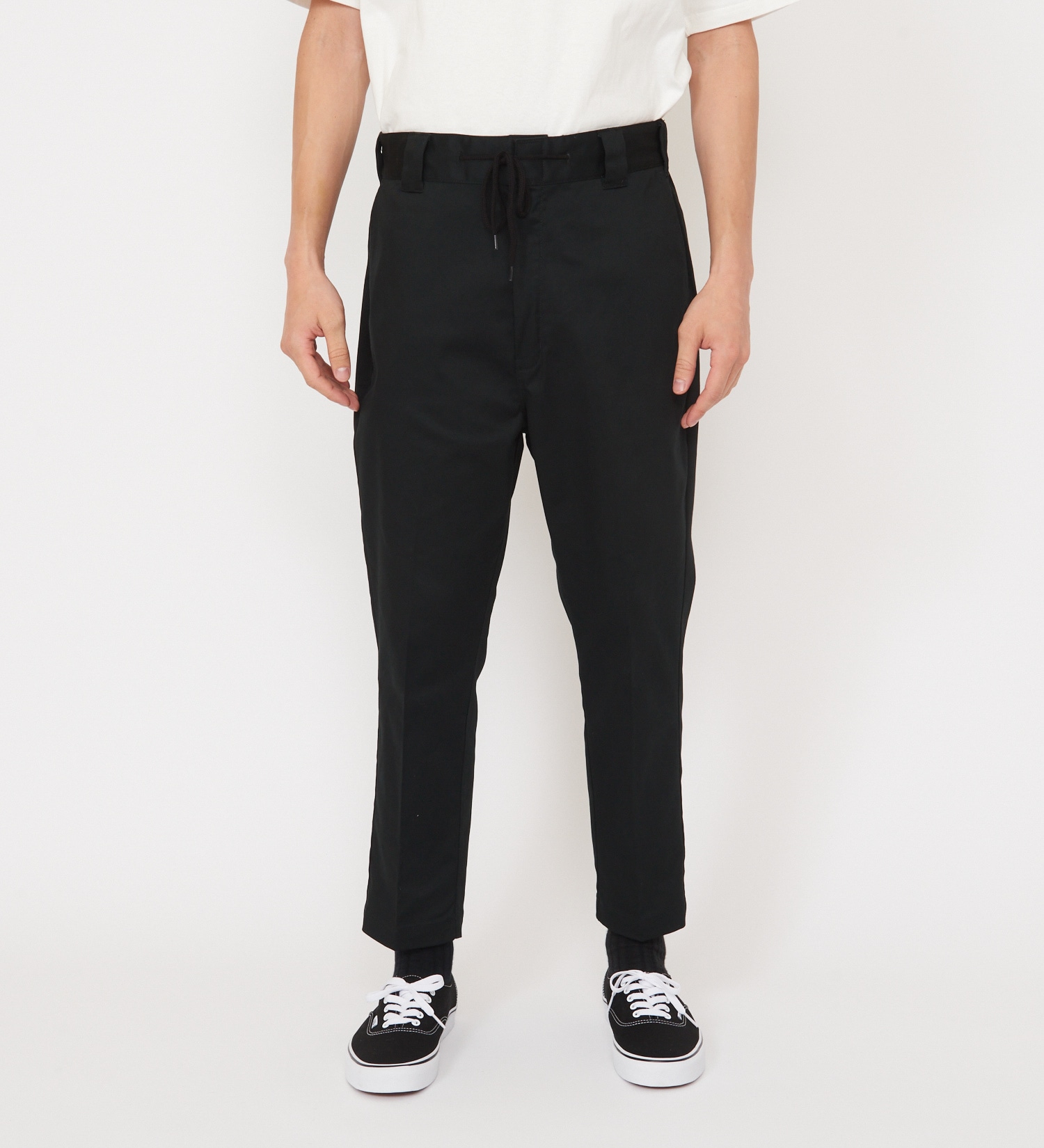 Dickies(ディッキーズ)のTCストレッチ ウエストイージー クロップドパンツ(8分丈)|パンツ/パンツ/メンズ|ブラック