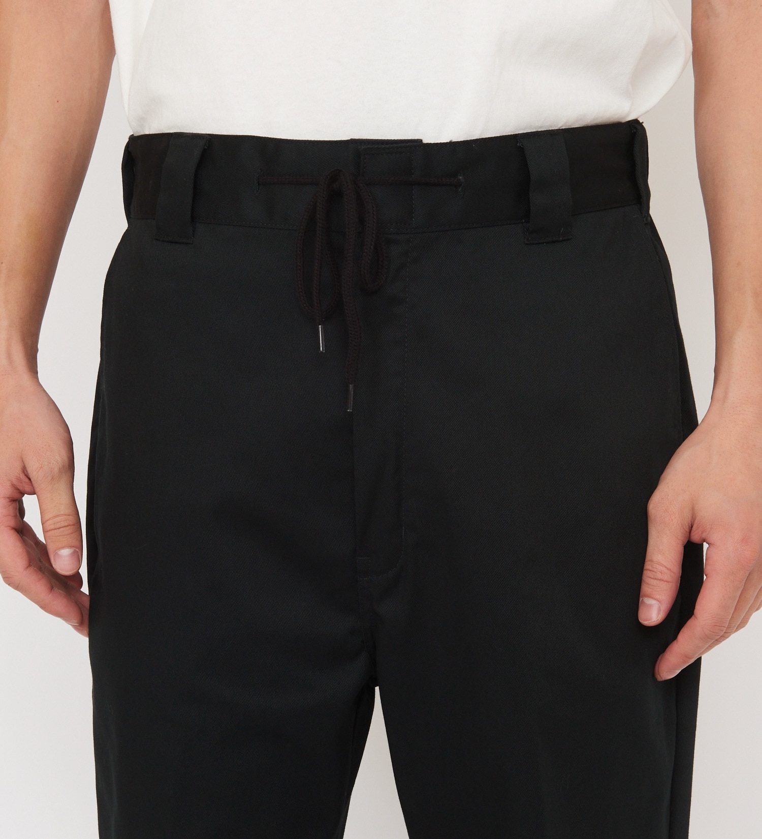 Dickies(ディッキーズ)のTCストレッチ ウエストイージー クロップドパンツ(8分丈)|パンツ/パンツ/メンズ|ブラック