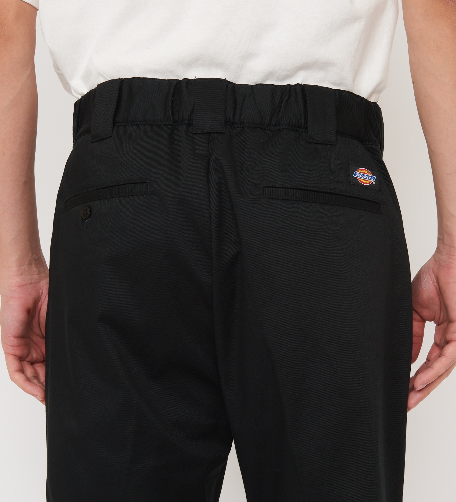 Dickies(ディッキーズ)のTCストレッチ ウエストイージー クロップドパンツ(8分丈)|パンツ/パンツ/メンズ|ブラック