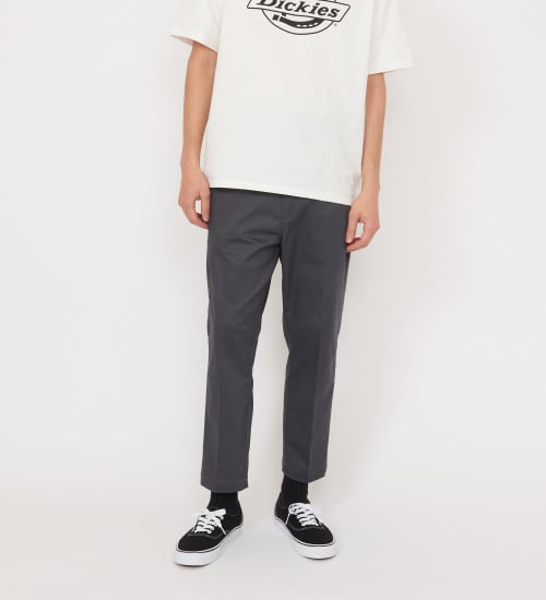 Dickies(ディッキーズ)のTCストレッチ ウエストイージー クロップドパンツ(8分丈)|パンツ/パンツ/メンズ|チャコールグレー