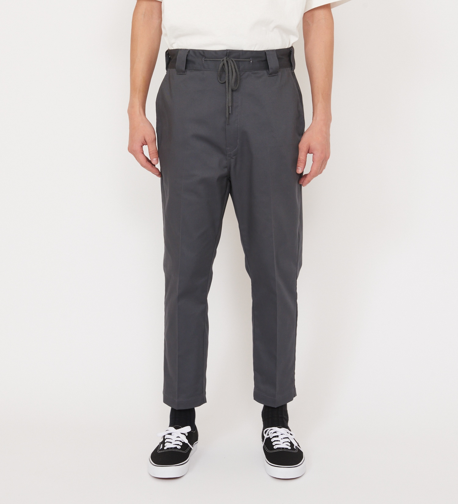 Dickies(ディッキーズ)のTCストレッチ ウエストイージー クロップドパンツ(8分丈)|パンツ/パンツ/メンズ|チャコールグレー
