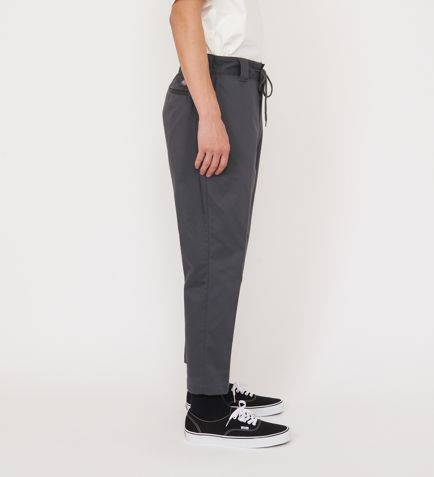 Dickies(ディッキーズ)のTCストレッチ ウエストイージー クロップドパンツ(8分丈)|パンツ/パンツ/メンズ|チャコールグレー