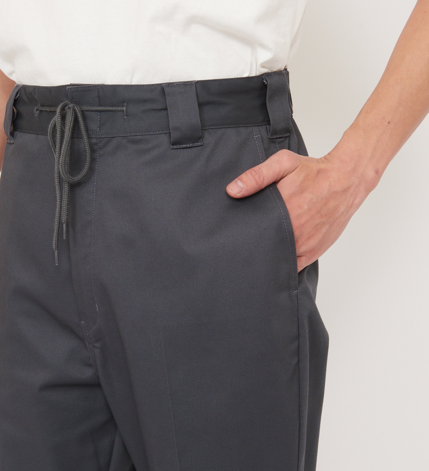 Dickies(ディッキーズ)のTCストレッチ ウエストイージー クロップドパンツ(8分丈)|パンツ/パンツ/メンズ|チャコールグレー