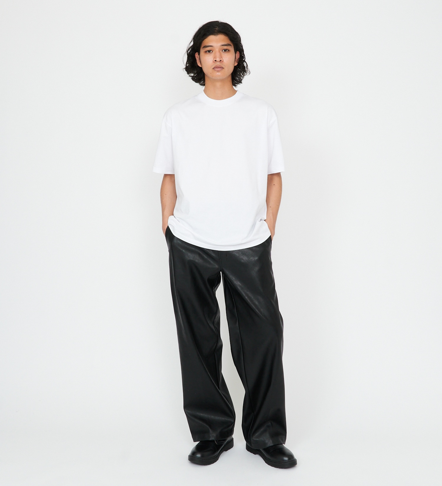 Dickies(ディッキーズ)のシンセティックレザーワークパンツ|パンツ/パンツ/メンズ|ブラック