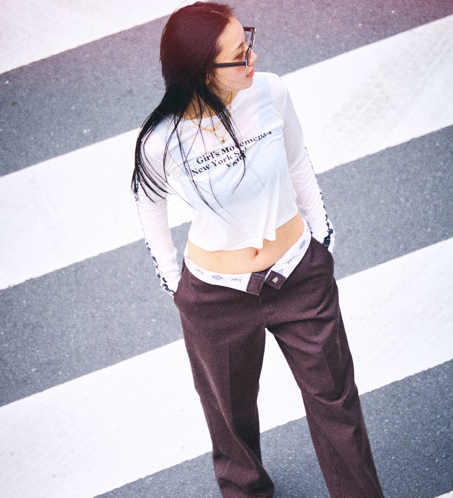 Dickies(ディッキーズ)の【Dickies x X-girl】WASHED WORK PANTS|パンツ/パンツ/レディース|ダークブラウン