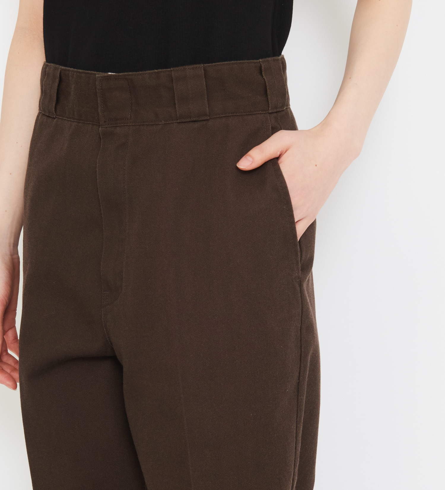 Dickies(ディッキーズ)の【Dickies x X-girl】WASHED WORK PANTS|パンツ/パンツ/レディース|ダークブラウン