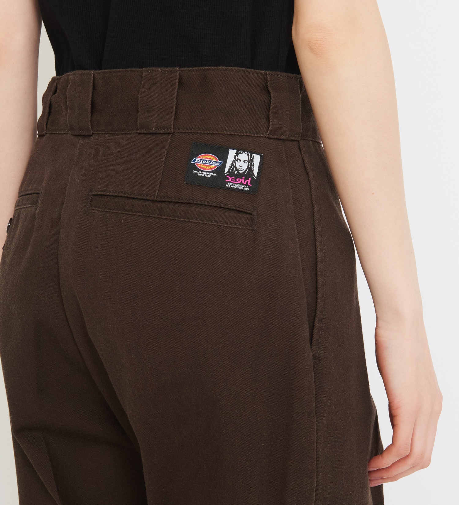 Dickies(ディッキーズ)の【Dickies x X-girl】WASHED WORK PANTS|パンツ/パンツ/レディース|ダークブラウン