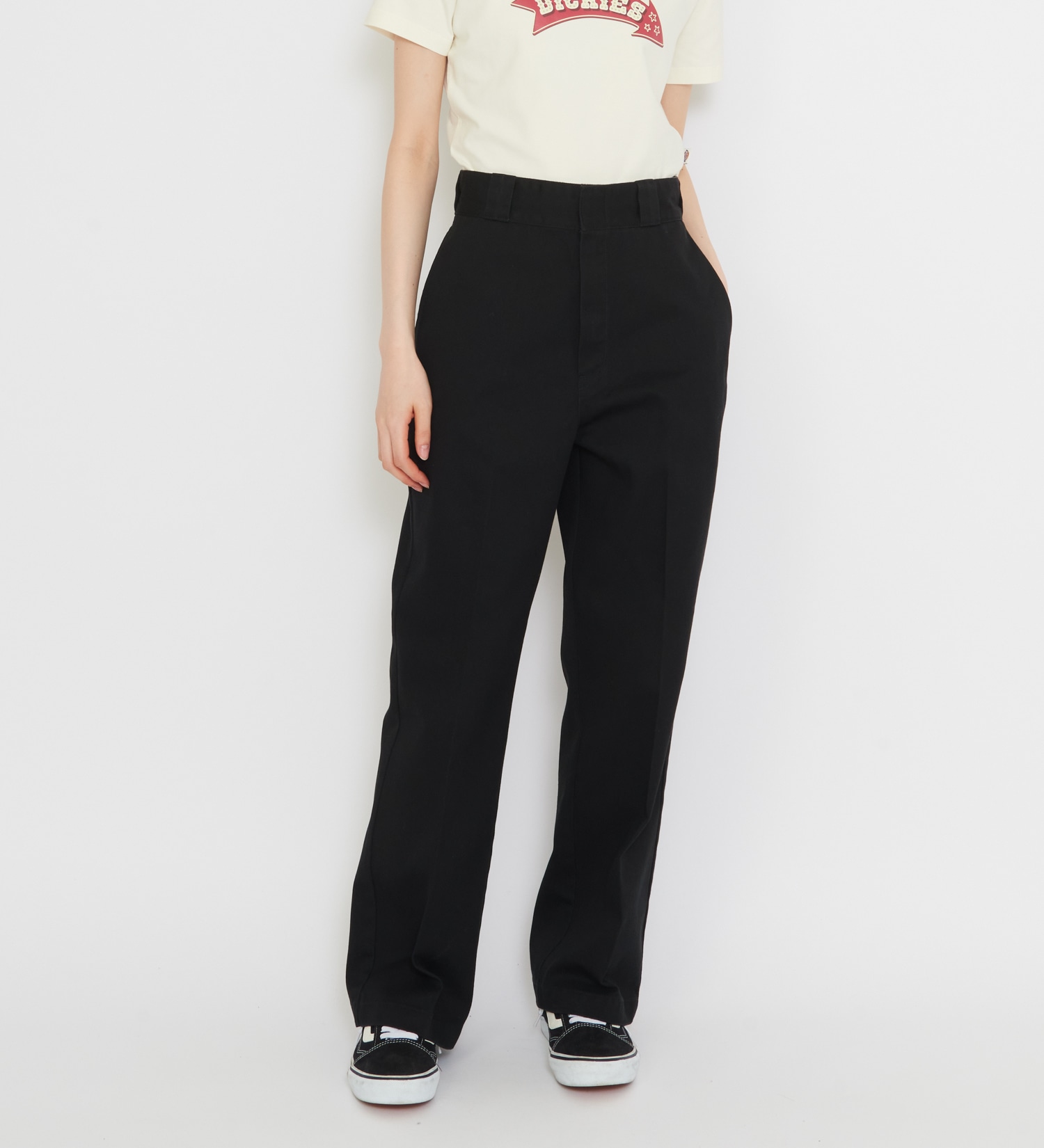 Dickies(ディッキーズ)の【Dickies x X-girl】WASHED WORK PANTS|パンツ/パンツ/レディース|ブラック