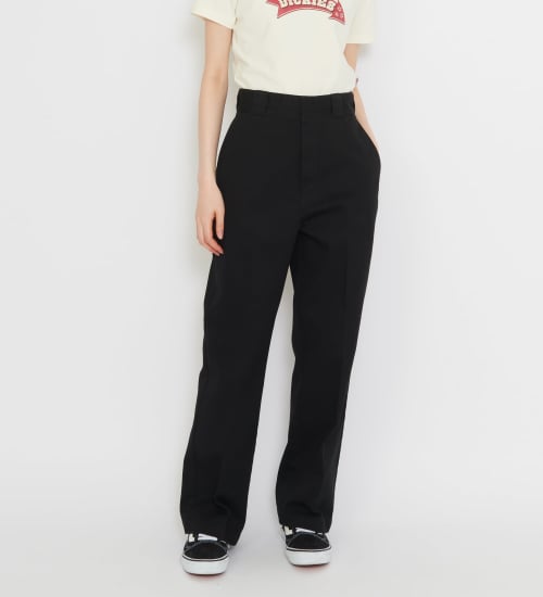 Dickies(ディッキーズ)の【Dickies x X-girl】WASHED WORK PANTS|パンツ/パンツ/レディース|ブラック