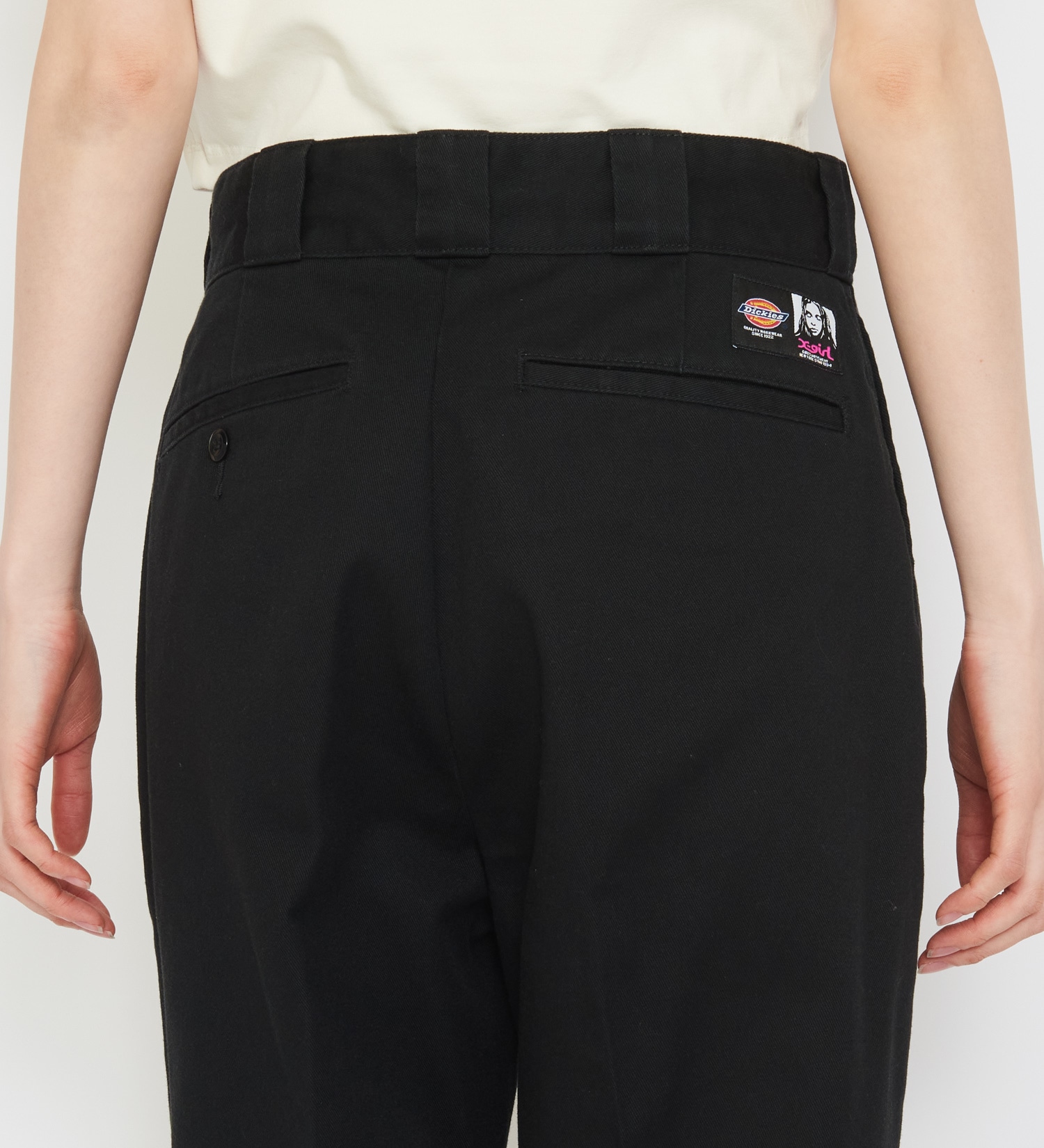 Dickies(ディッキーズ)の【Dickies x X-girl】WASHED WORK PANTS|パンツ/パンツ/レディース|ブラック