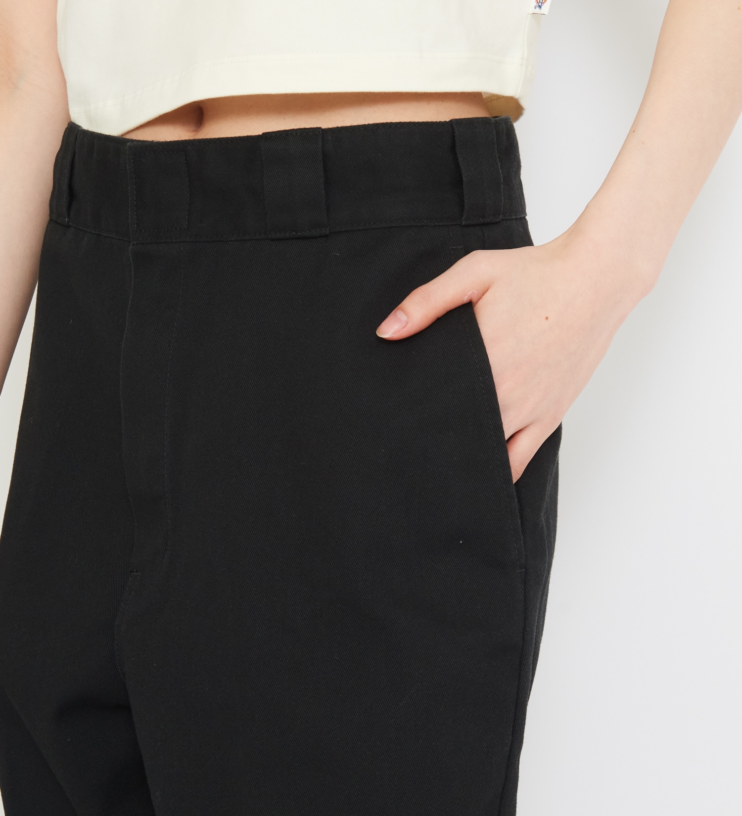Dickies(ディッキーズ)の【Dickies x X-girl】WASHED WORK PANTS|パンツ/パンツ/レディース|ブラック