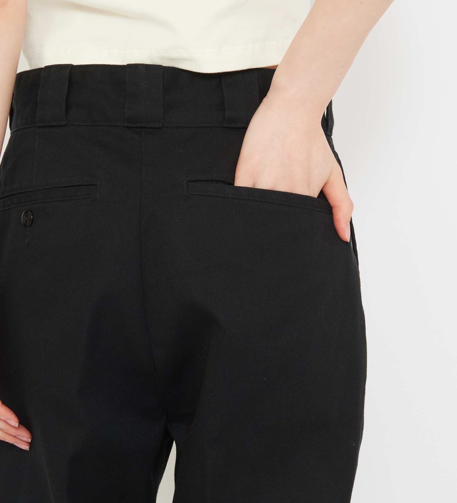 Dickies(ディッキーズ)の【Dickies x X-girl】WASHED WORK PANTS|パンツ/パンツ/レディース|ブラック