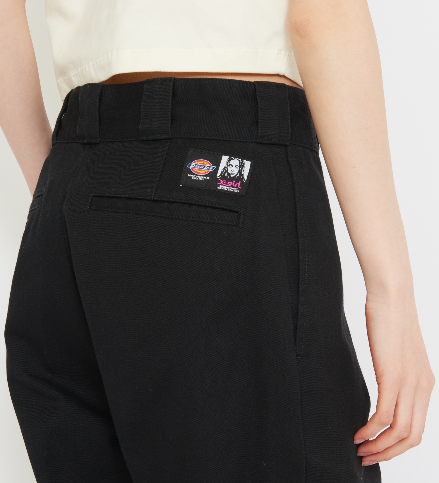 Dickies(ディッキーズ)の【Dickies x X-girl】WASHED WORK PANTS|パンツ/パンツ/レディース|ブラック