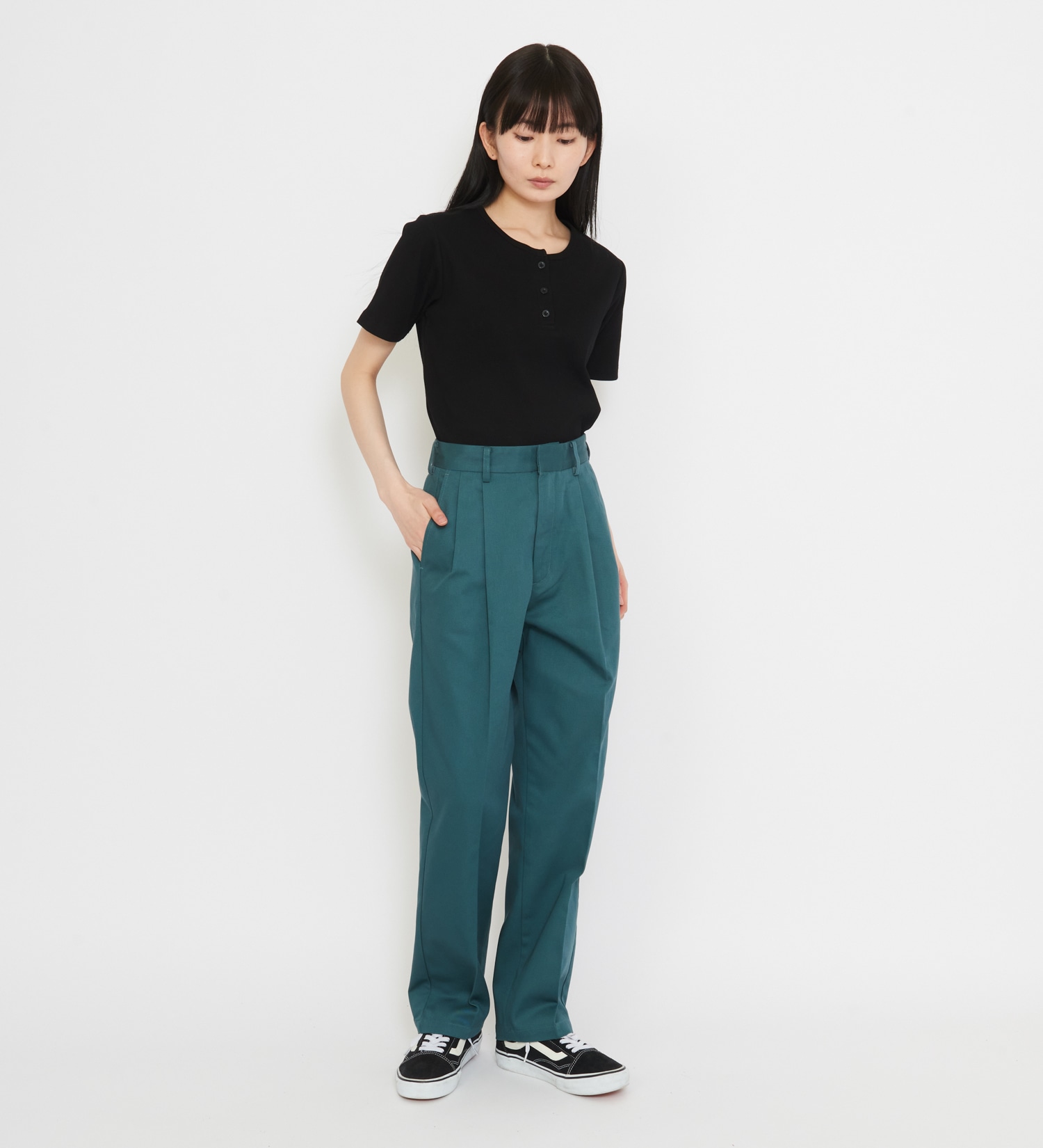Dickies(ディッキーズ)のレディース Bレッグパンツ|パンツ/パンツ/レディース|ダークグリーン