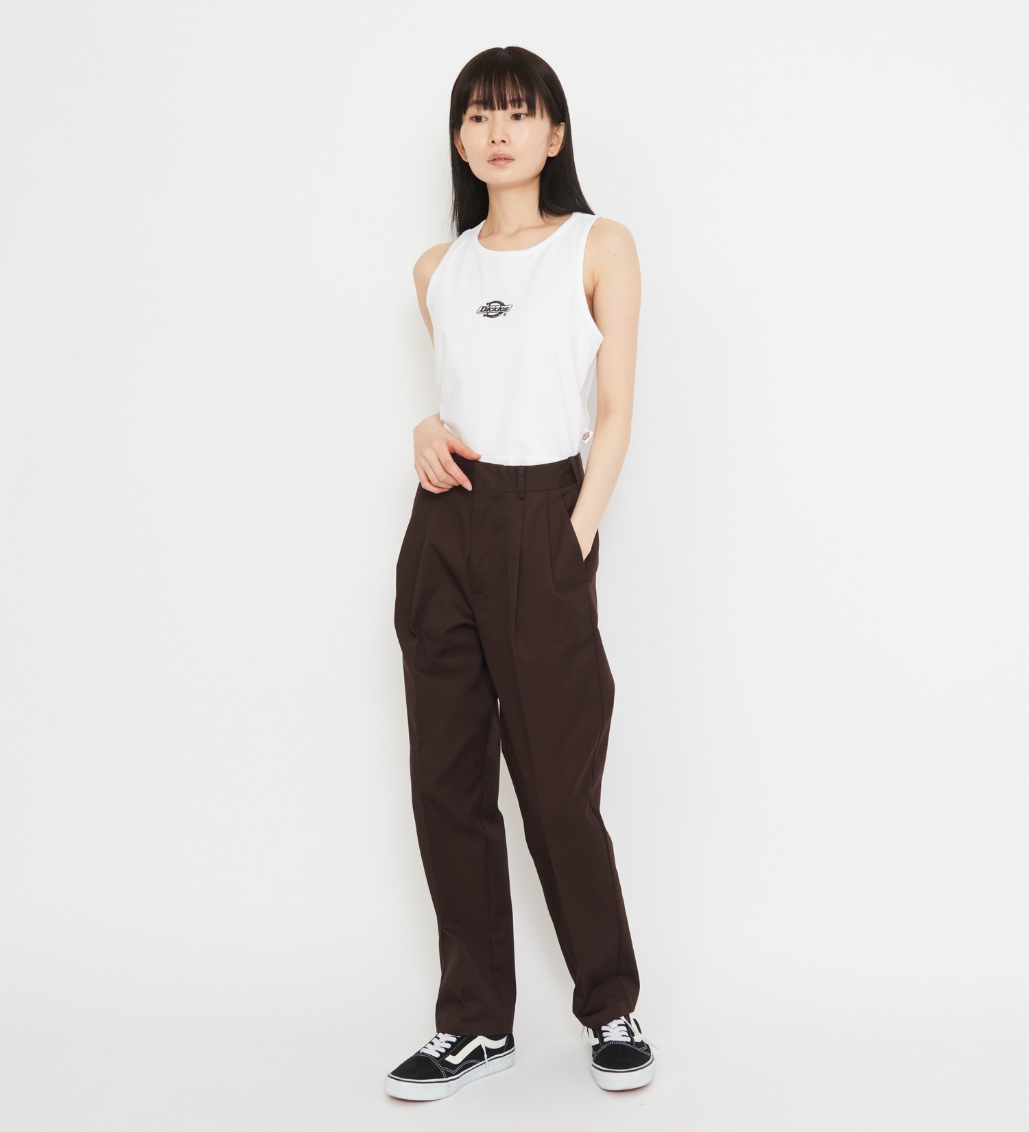 Dickies(ディッキーズ)のレディース Bレッグパンツ|パンツ/パンツ/レディース|ダークブラウン