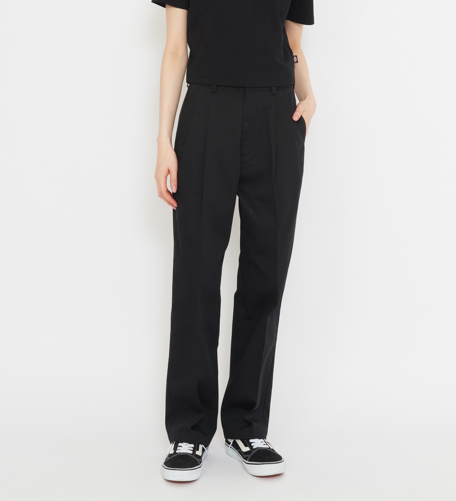 Dickies(ディッキーズ)のレディース Bレッグパンツ|パンツ/パンツ/レディース|ブラック