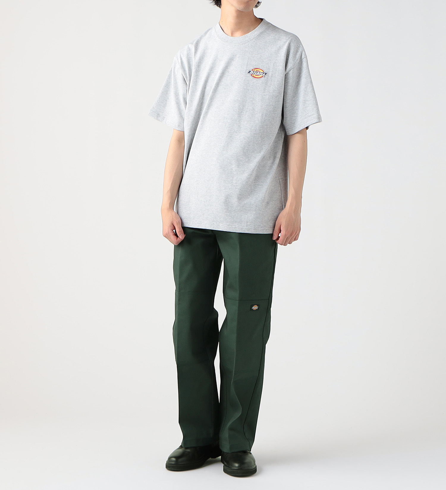 Dickies(ディッキーズ)のベーシック ロゴプリントTシャツ 半袖|トップス/Tシャツ/カットソー/メンズ|グレー
