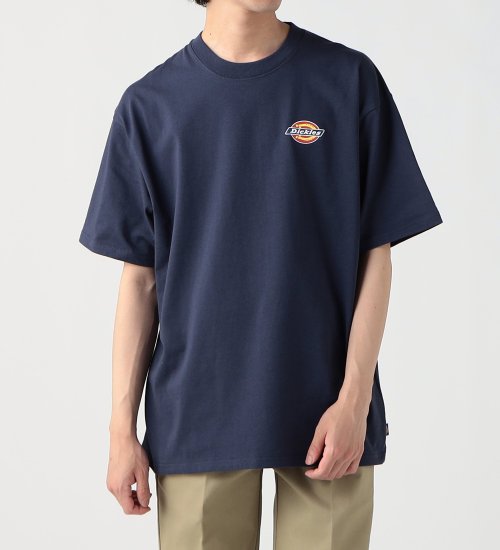 Dickies(ディッキーズ)のベーシック ロゴプリントTシャツ 半袖|トップス/Tシャツ/カットソー/メンズ|ネイビー