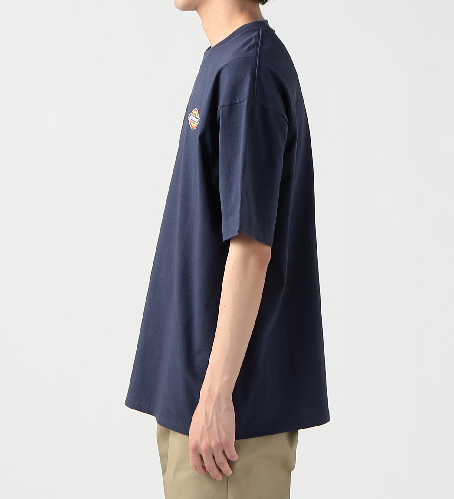 Dickies(ディッキーズ)のベーシック ロゴプリントTシャツ 半袖|トップス/Tシャツ/カットソー/メンズ|ネイビー
