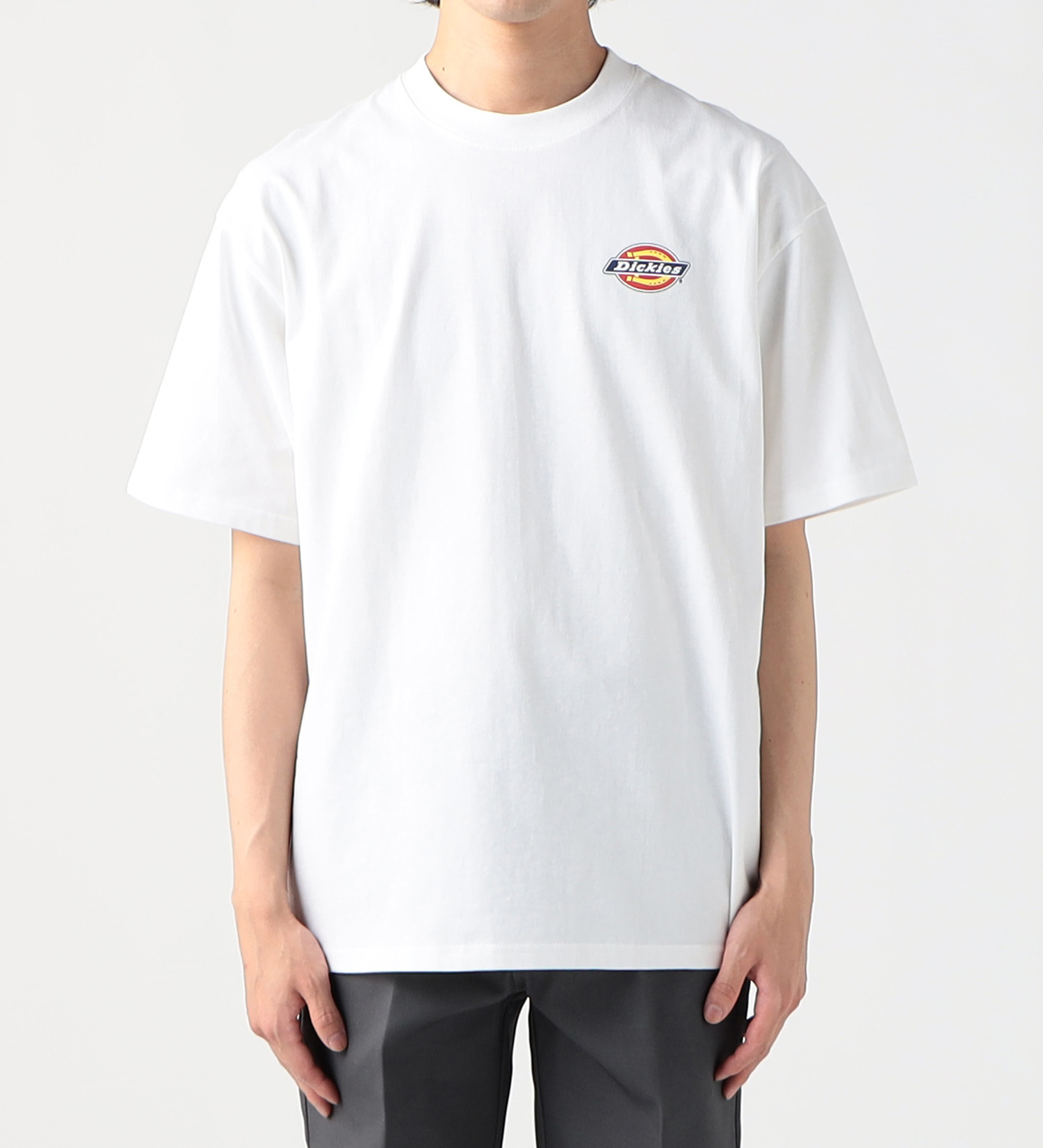Dickies(ディッキーズ)のベーシック ロゴプリントTシャツ 半袖|トップス/Tシャツ/カットソー/メンズ|ホワイト