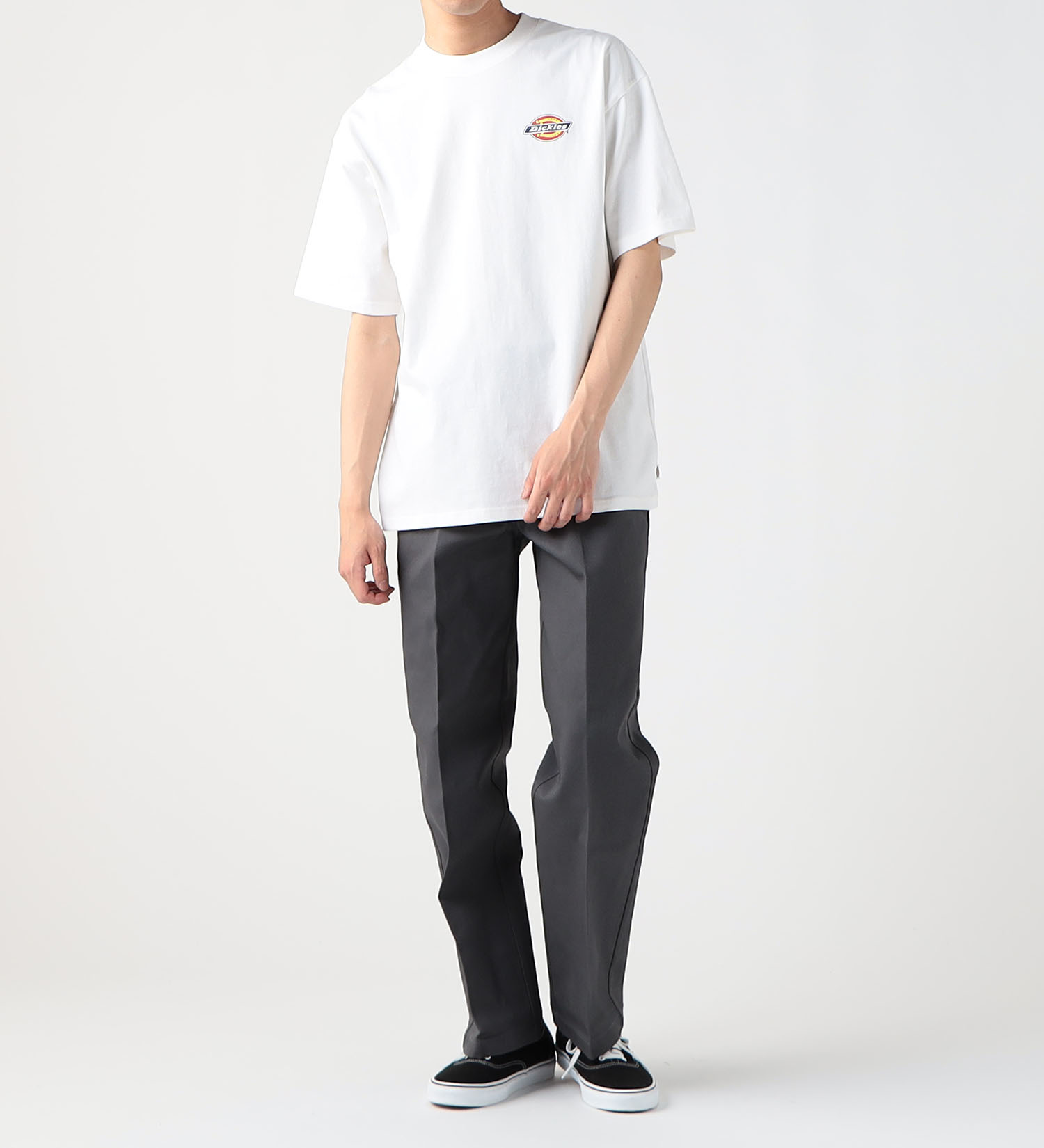 Dickies(ディッキーズ)のベーシック ロゴプリントTシャツ 半袖|トップス/Tシャツ/カットソー/メンズ|ホワイト