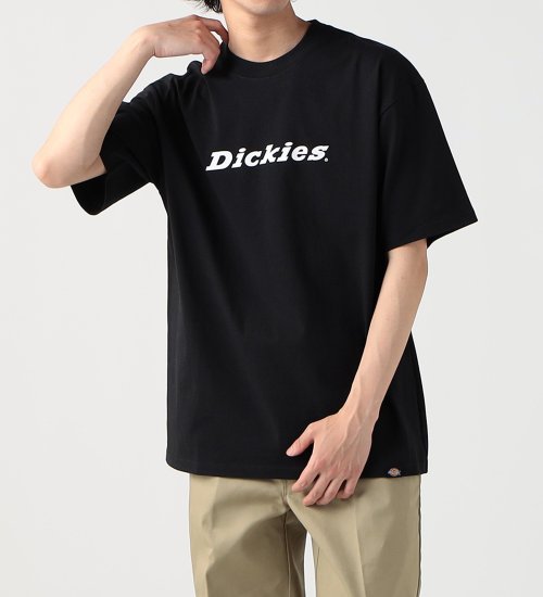 Dickies(ディッキーズ)のフロントロゴプリントTシャツ 半袖|トップス/Tシャツ/カットソー/メンズ|ブラック