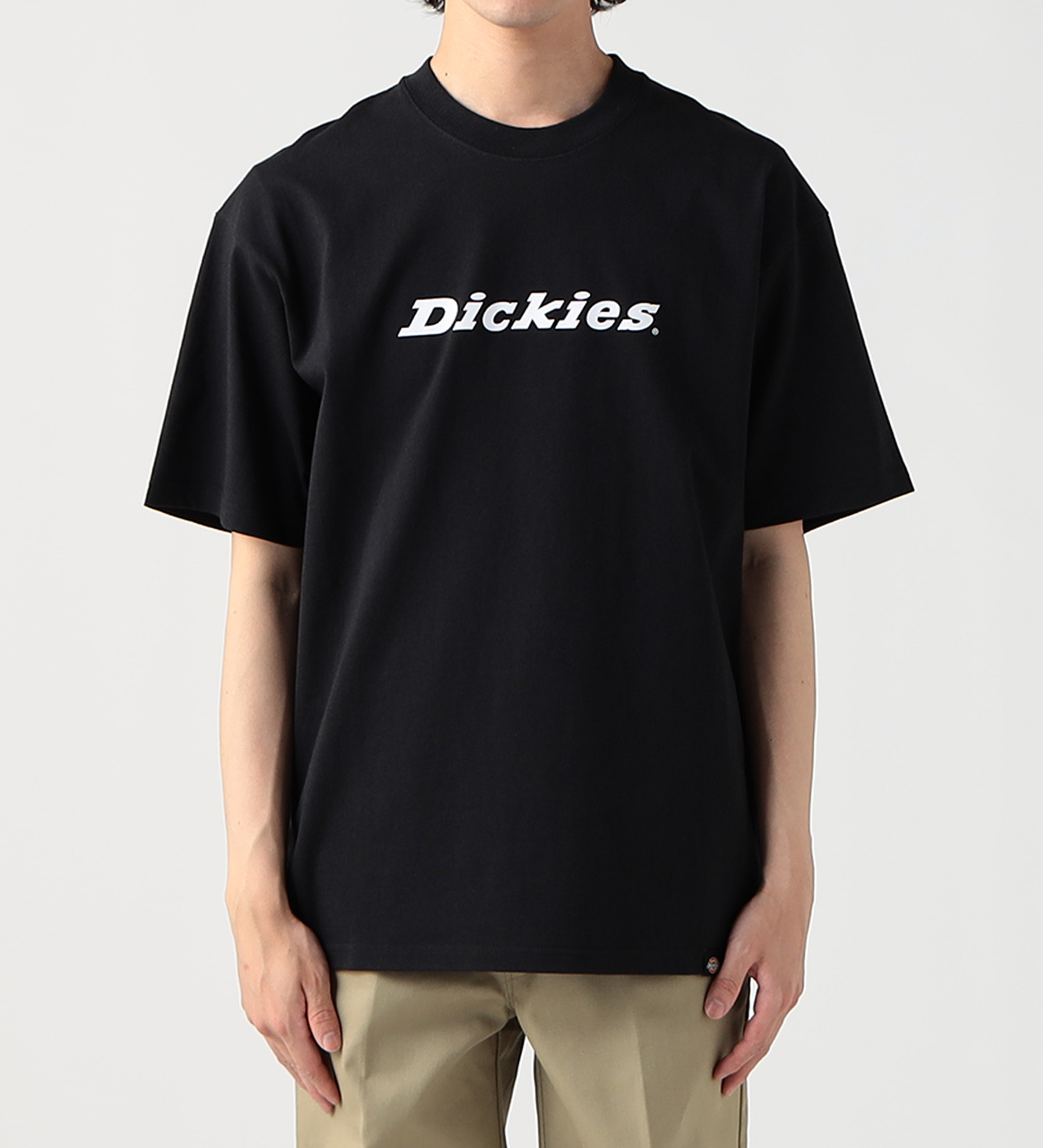 Dickies(ディッキーズ)のフロントロゴプリントTシャツ 半袖|トップス/Tシャツ/カットソー/メンズ|ブラック