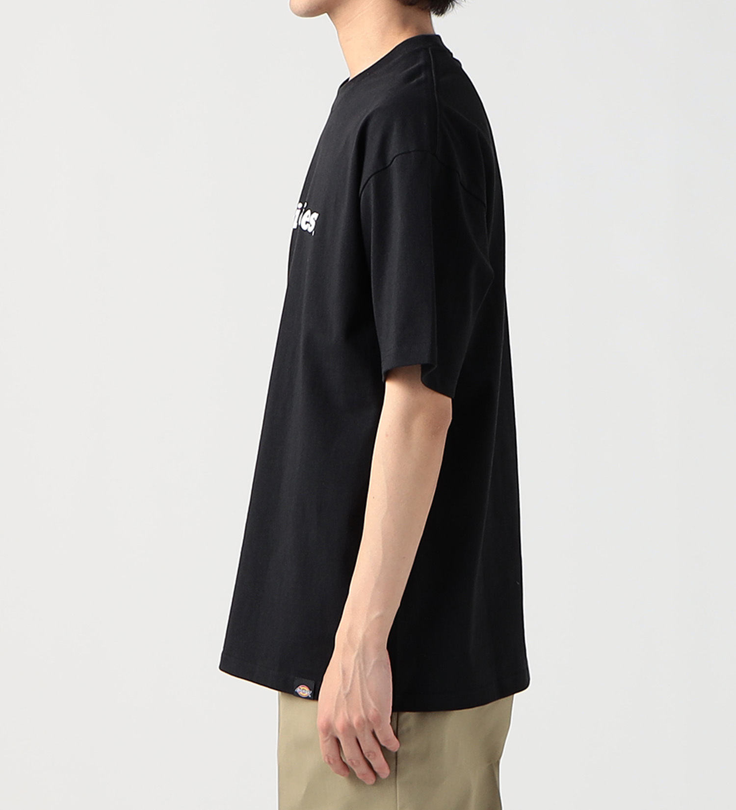 Dickies(ディッキーズ)のフロントロゴプリントTシャツ 半袖|トップス/Tシャツ/カットソー/メンズ|ブラック