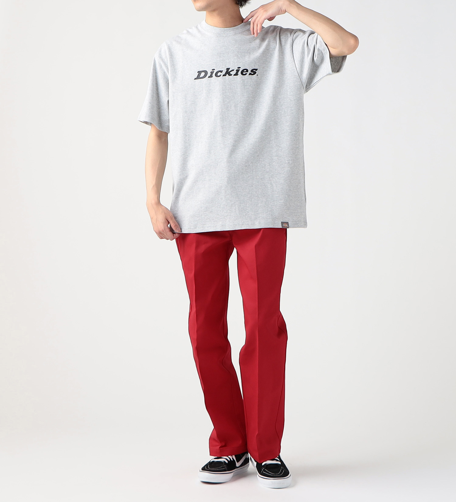 Dickies(ディッキーズ)のフロントロゴプリントTシャツ 半袖|トップス/Tシャツ/カットソー/メンズ|グレー