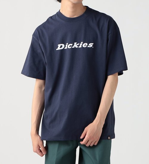 Dickies(ディッキーズ)のフロントロゴプリントTシャツ 半袖|トップス/Tシャツ/カットソー/メンズ|ネイビー