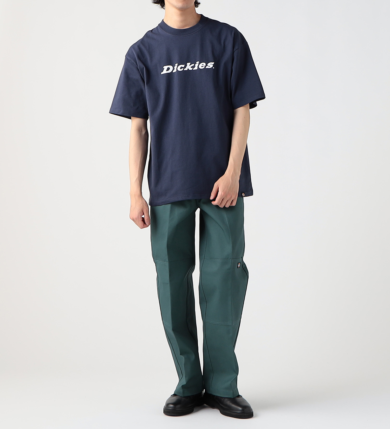 Dickies(ディッキーズ)のフロントロゴプリントTシャツ 半袖|トップス/Tシャツ/カットソー/メンズ|ネイビー