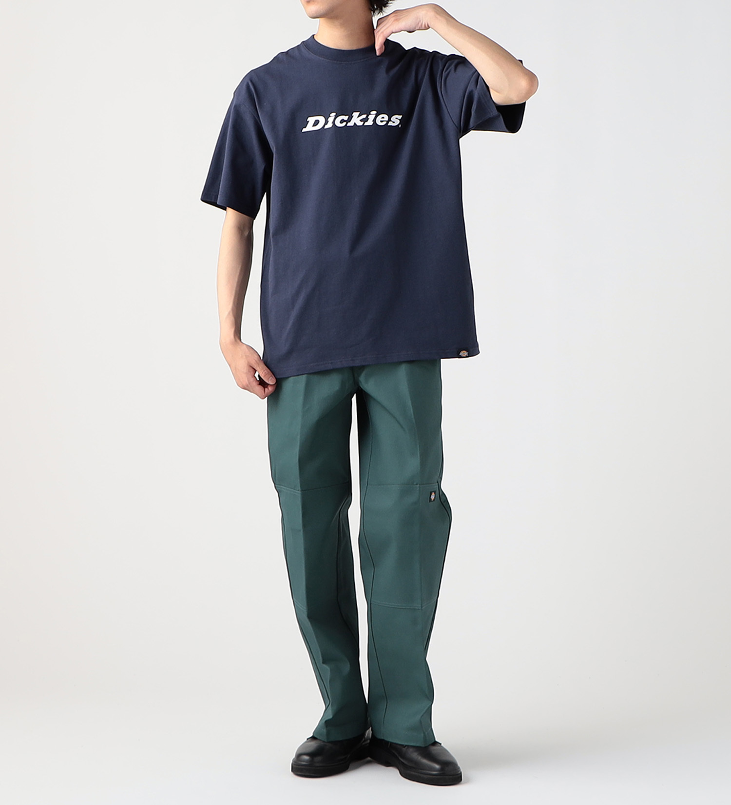 Dickies(ディッキーズ)のフロントロゴプリントTシャツ 半袖|トップス/Tシャツ/カットソー/メンズ|ネイビー