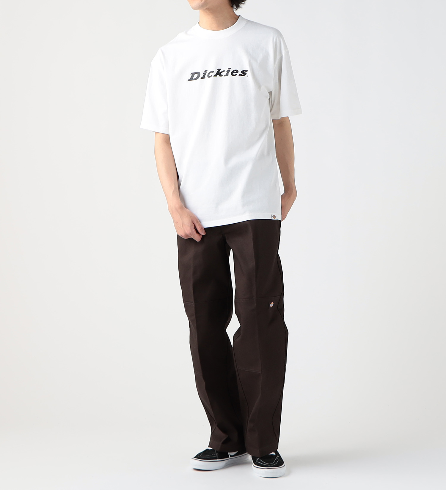 Dickies(ディッキーズ)のフロントロゴプリントTシャツ 半袖|トップス/Tシャツ/カットソー/メンズ|ホワイト
