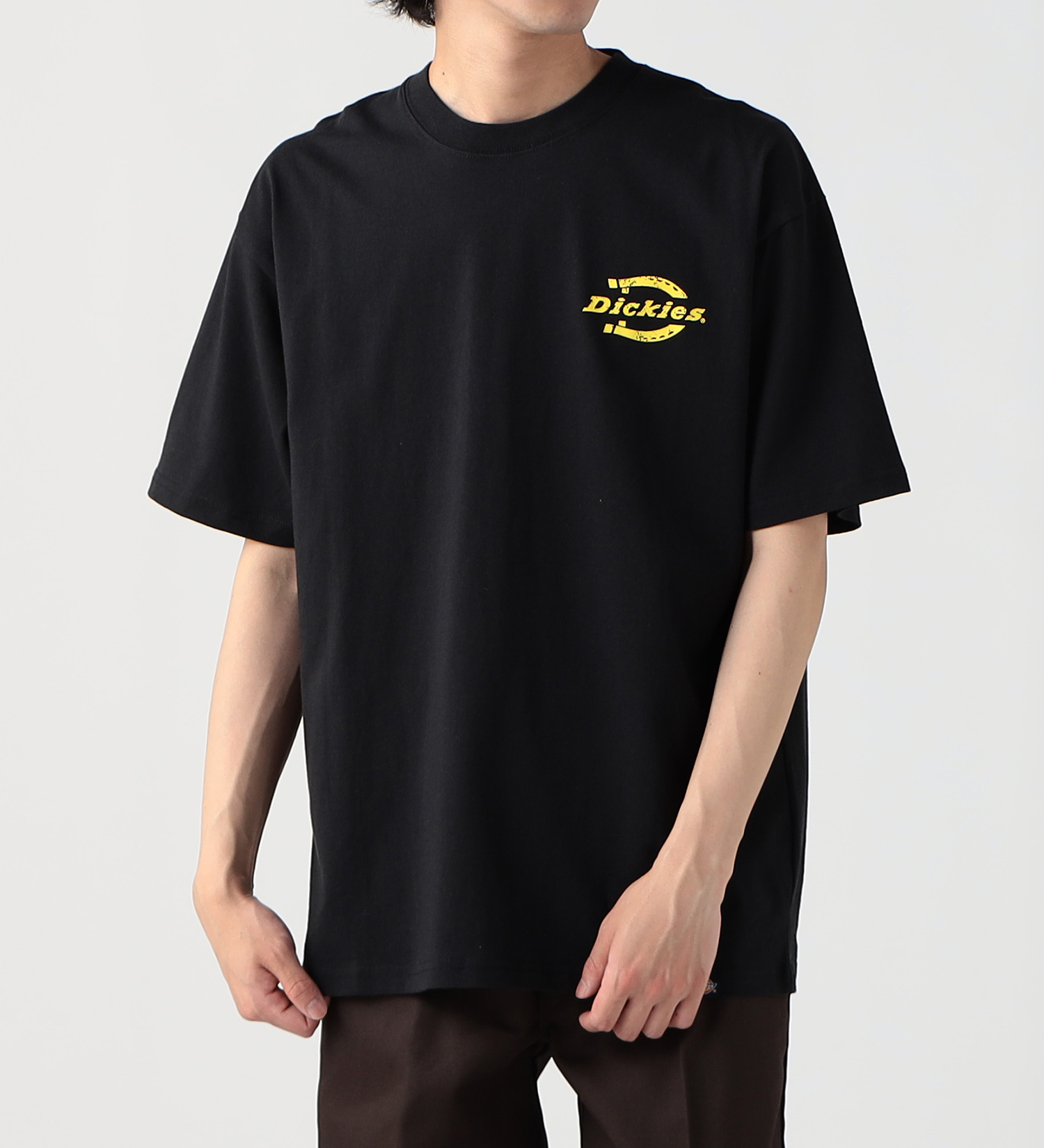 Dickies(ディッキーズ)のバックプリント クルーネック 半袖Tシャツ|トップス/Tシャツ/カットソー/メンズ|ブラック