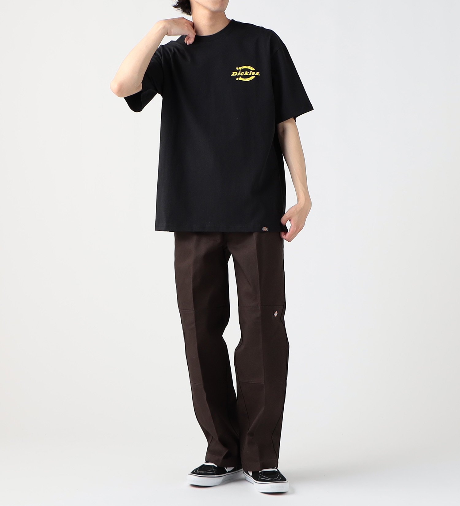 Dickies(ディッキーズ)のバックプリント クルーネック 半袖Tシャツ|トップス/Tシャツ/カットソー/メンズ|ブラック