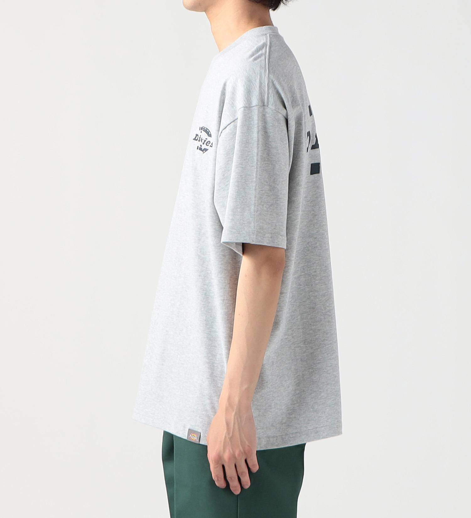 Dickies(ディッキーズ)のバックプリント クルーネック 半袖Tシャツ|トップス/Tシャツ/カットソー/メンズ|グレー