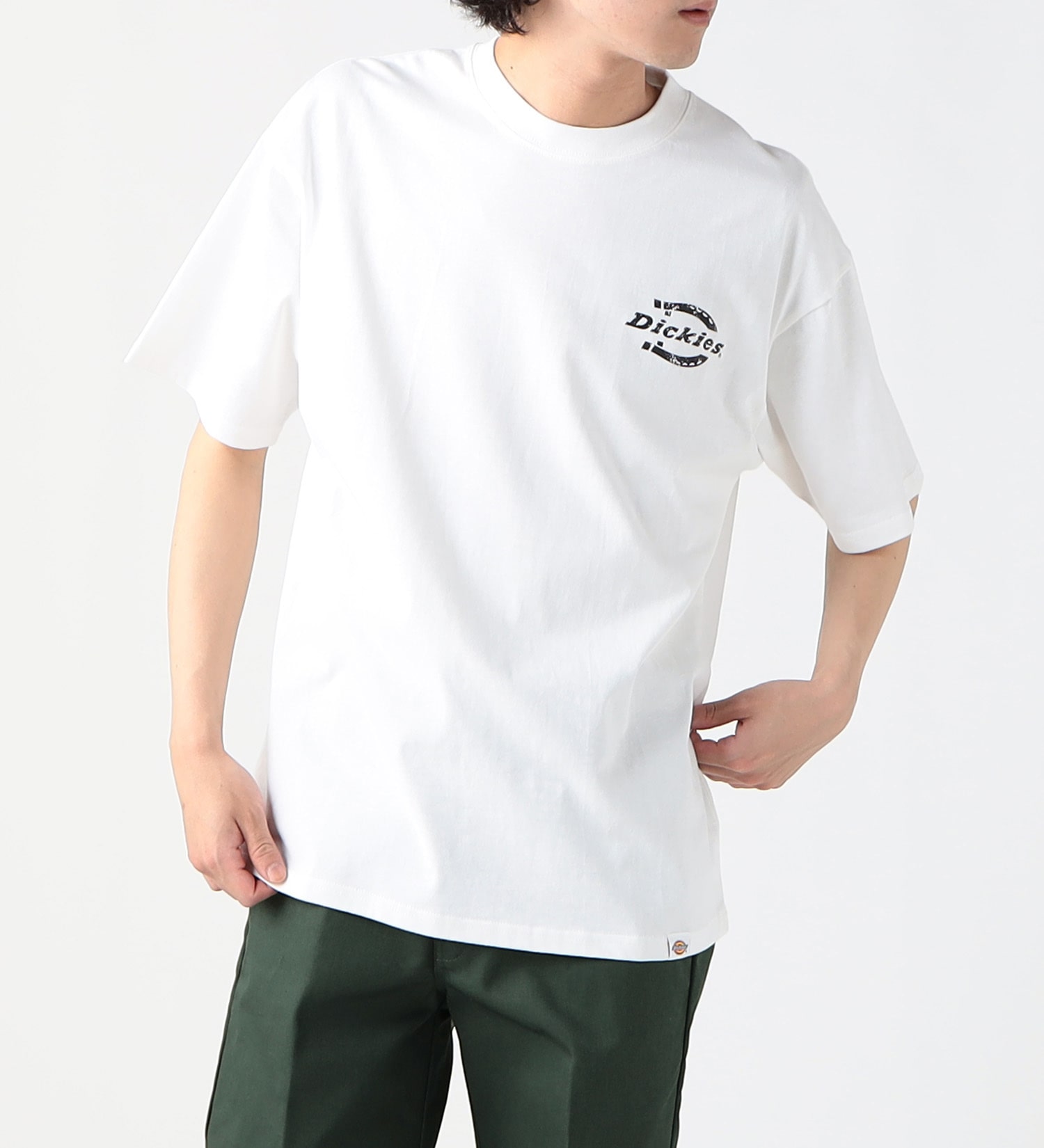 Dickies(ディッキーズ)のバックプリント クルーネック 半袖Tシャツ|トップス/Tシャツ/カットソー/メンズ|ホワイト
