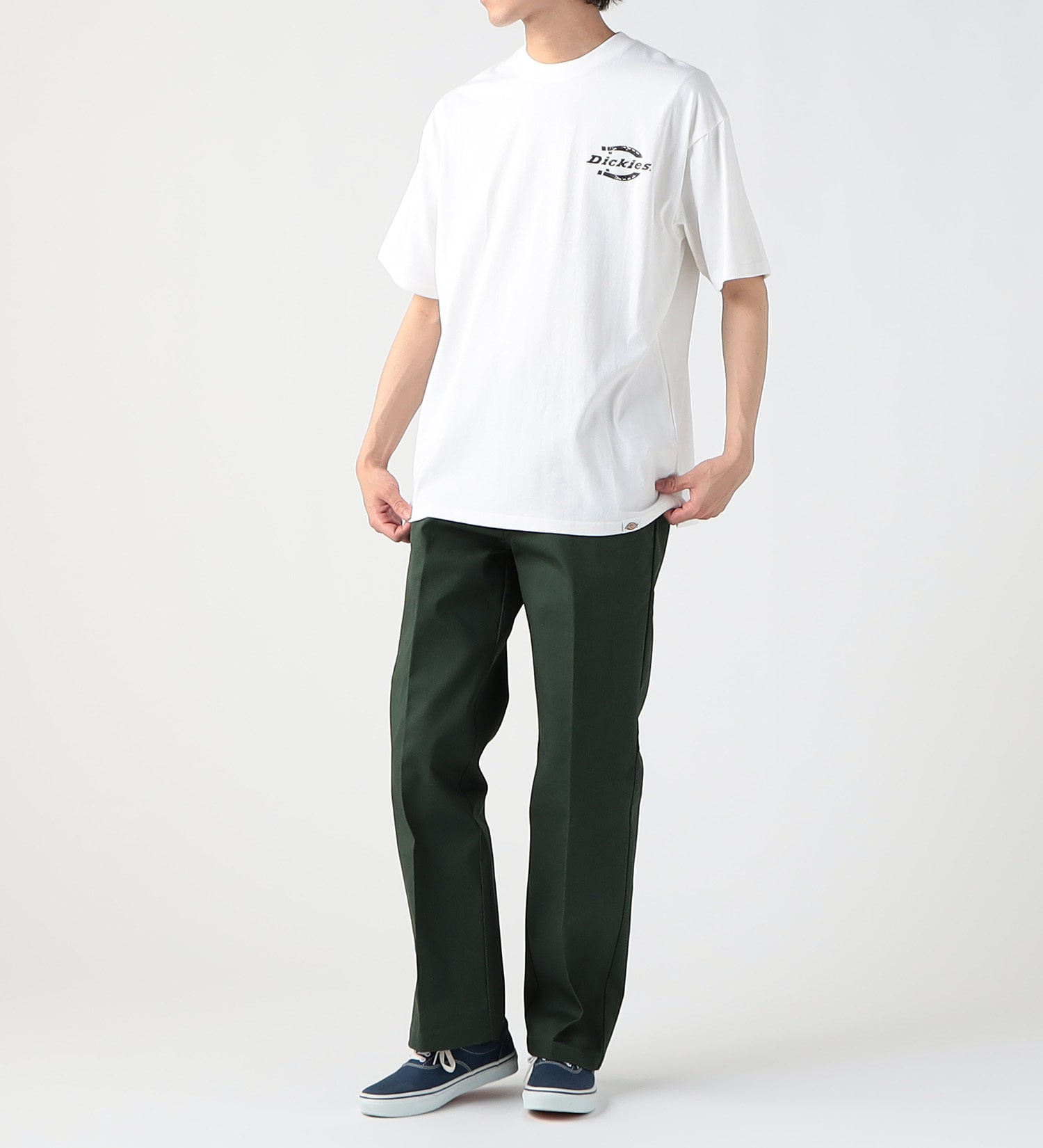 Dickies(ディッキーズ)のバックプリント クルーネック 半袖Tシャツ|トップス/Tシャツ/カットソー/メンズ|ホワイト