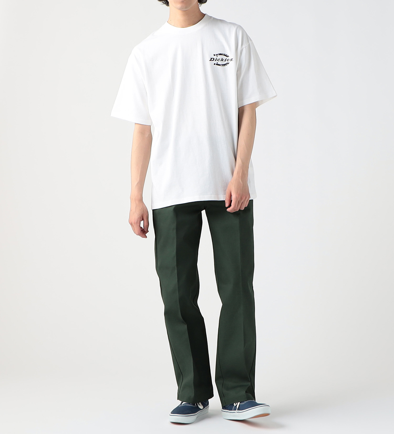 Dickies(ディッキーズ)のバックプリント クルーネック 半袖Tシャツ|トップス/Tシャツ/カットソー/メンズ|ホワイト